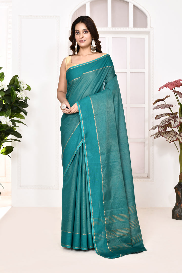 Banarasi tissue linen saree