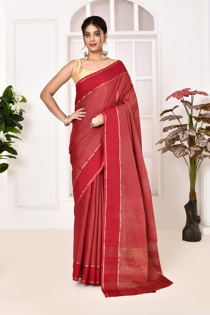 Banarasi tissue linen saree