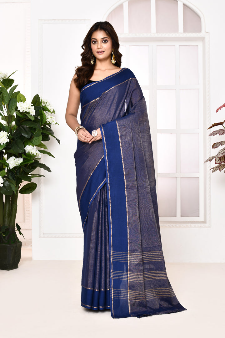 Banarasi tissue linen saree