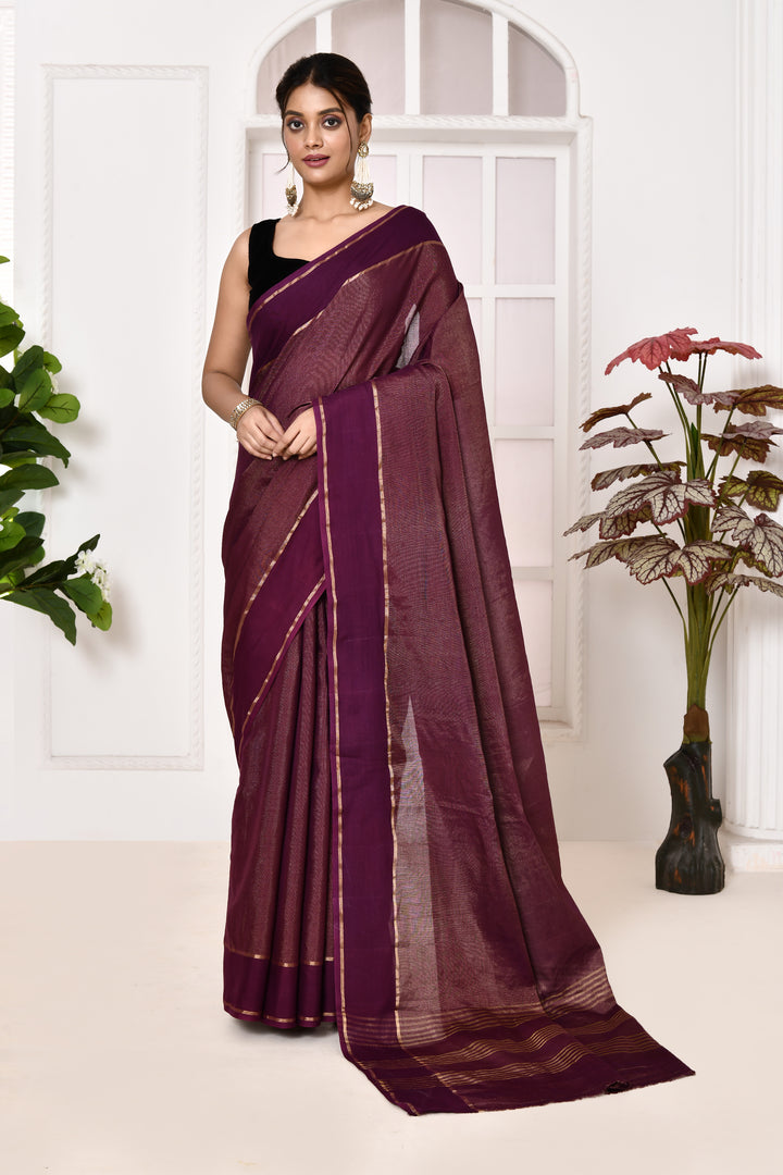 Banarasi tissue linen saree