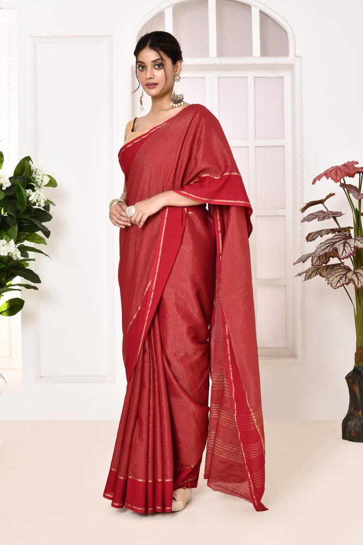 Banarasi tissue linen saree