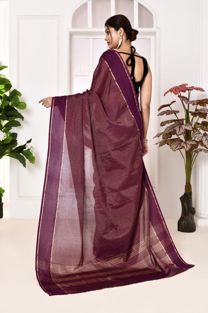 Banarasi tissue linen saree