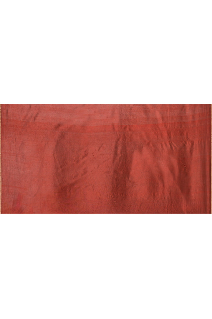 Pure Munga silk handloom saree with thin border & Banarasi kadwa booti