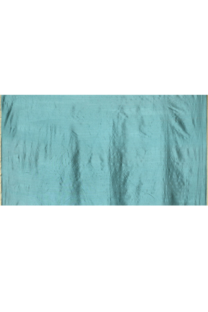 Pure Munga silk handloom saree with thin border & Banarasi kadwa booti