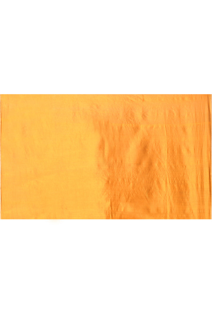 Pure Munga silk handloom saree with thin border & Banarasi kadwa booti