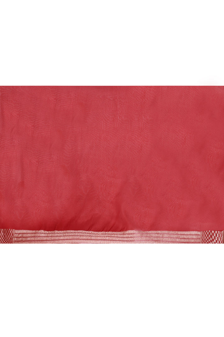 Pure organza saree with banarasi weaving